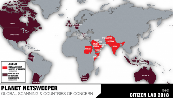 О том как канадская компания Netsweeper помогает цензуре