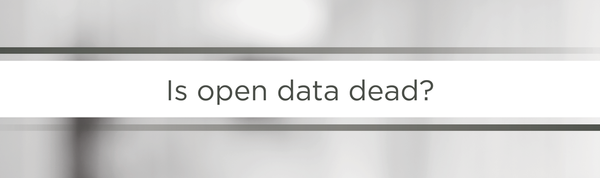 Живы ли открытые данные? Is open data alive ?